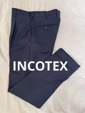 INCOTEX 네이비 슬랙스