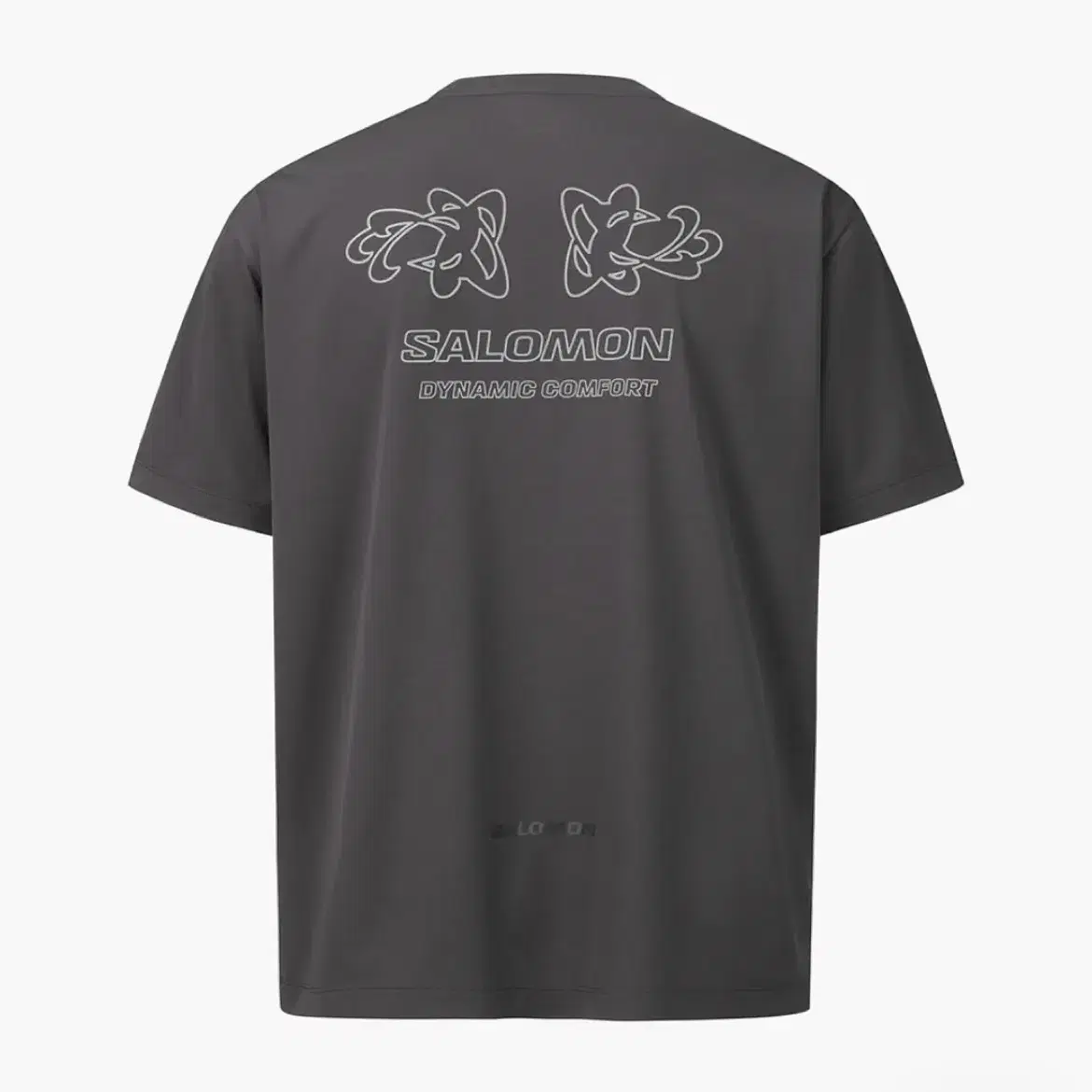 M) 살로몬 다이나믹 리플렉트 숏슬리브 반팔 다크차콜