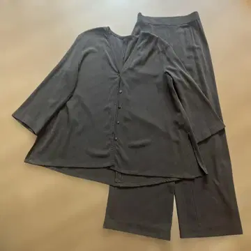 HIROKO BIS 모카 브라운 계열 팬츠 셋업