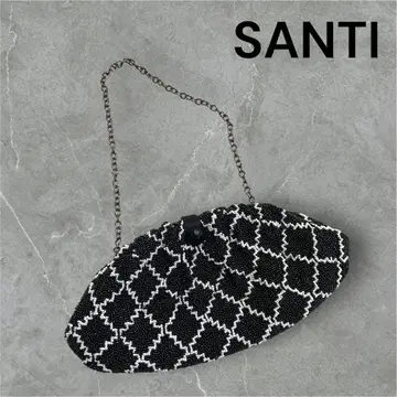 새상품급 SANTI 비즈 클러치백 숄더백 파티 결혼식