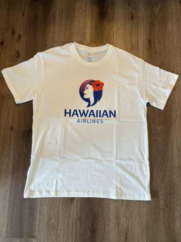 HAWAIIAN AIRLINES 화이트 T셔츠 XL 사이즈