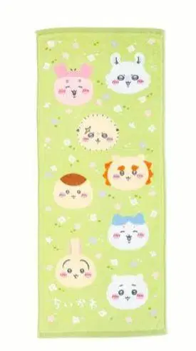 치이카와 페이스 타월 꽃밭과 치이카와들