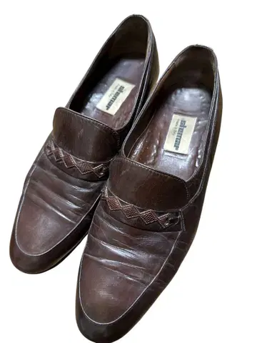 stemar 가죽 로퍼 신발 스테머 이탈리아 브랜드 25.5cm 상당