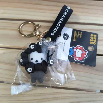 미사용 만박 산리오 포차코 블랙 미야쿠미야쿠 1점 키링