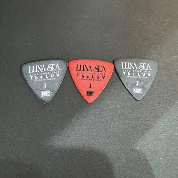 LUNA SEA 기타 피크 3개 세트 J 루나 씨
