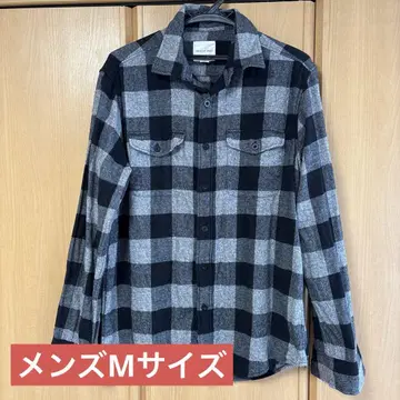[ AMERICAN EAGLE ] 긴팔 셔츠 체크 무늬 남성용 M 사이즈