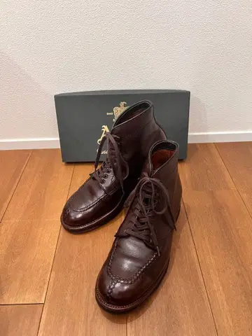 Alden 탱커 부츠 7D 다크 브라운 크롬엑셀 45407H