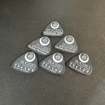 LUNA SEA ESP 피크 6개 세트 LUNA SEA SUGIZO