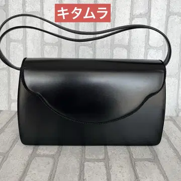 키타무라 핸드백 포멀백 숄더 가능 블랙 관혼상제