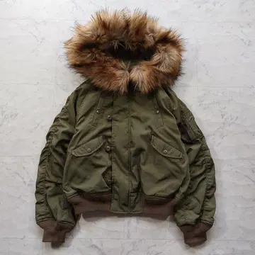 새상품급 마우지 MOUSSY N-2B 밀리터리 자켓 F 카키