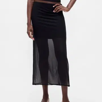 GAP 메쉬 미디 스커트 XS