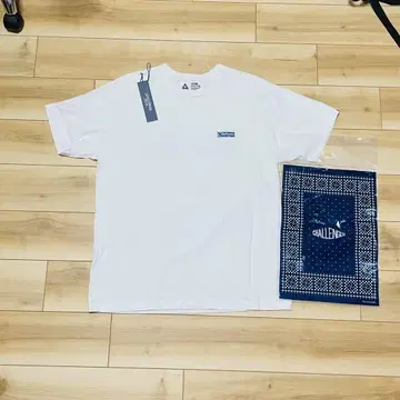 CHALLENGER/BAR 로고 티셔츠 (WHITE) 사이즈 XL