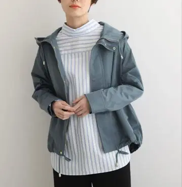 인디비 마운틴 후드티 자켓 블루종