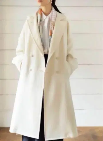 [ deres ] feather spring coat 에크루