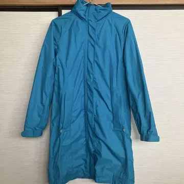 L.L.Bean 터콰이즈 풀 집업 레인코트