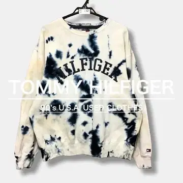90s TOMMY HILFIGER 타이다이 맨투맨 ME14-192