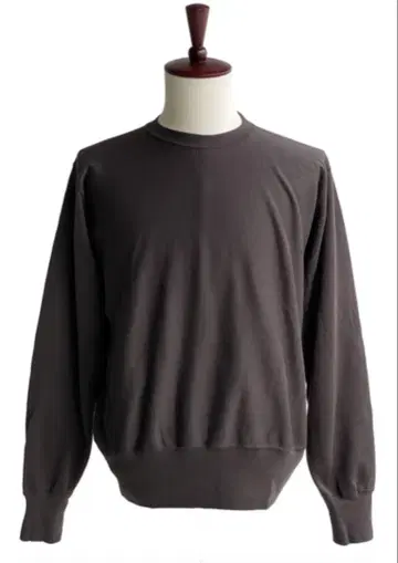 AURALEE ELASTIC HIGH GAUGE SWEAT P/O
