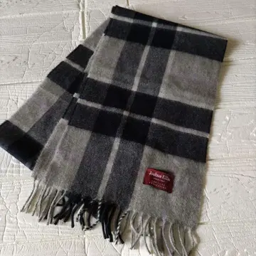 타임세일 Joshua Ellis 체크 무늬 머플러 스톨