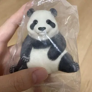 팬더 피규어 미사용 테노리 프렌즈 9 가챠가챠 입상 반다이