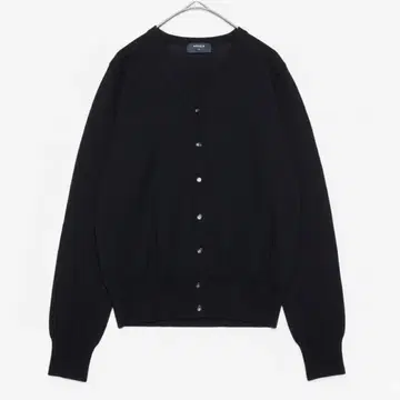 유니클로 [ M ] 울 100% V넥 긴팔 니트 가디건 블랙
