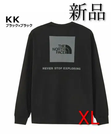 THE NORTH FACE 롱 슬리브 T셔츠 XL 블랙
