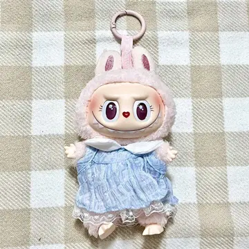 토끼풍 봉제 인형 마스코트 핑크