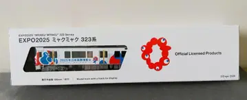 KATO N 게이지 323계 <만박 랩핑> 선두차 단품 전시용 선로 포함