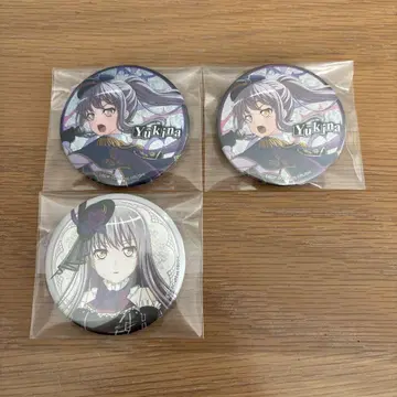 뱅드림! 미나토 유키나 라우클 기념 캔뱃지 홀로그램 노멀 3점
