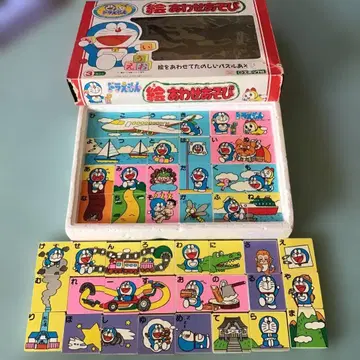 쇼와 레트로 만화 도라에몽 그림 맞추기 놀이