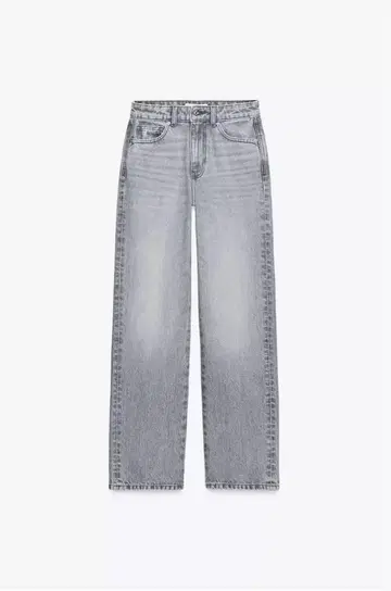 ZARA JEANS Z.03 레귤러 핏 하이웨스트 라이트 그레이