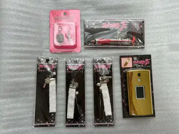 꽃보다 남자F 휴대폰 스트랩 휴대폰 모양 거울 참 미니 샤프 6점