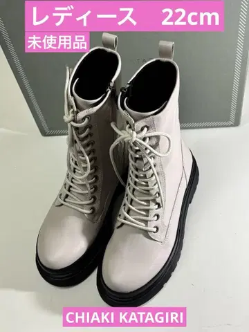 CHIAKI KATAGIRI 여성용 숏부츠 미사용품