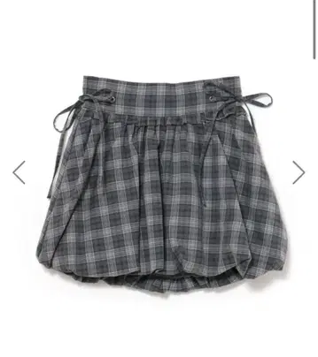 BUBBLES 사이드 리본 벌룬 스커트