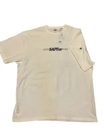 SAPEUR 화이트 T셔츠 XXL
