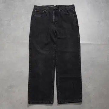 Lee 리 W34 블랙 데님 하의 팬츠 구제 의류 블랙 16241