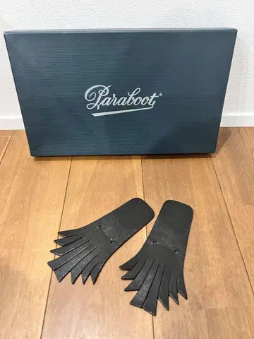 파라부트 정품 프린지 퀼트 검정 블랙