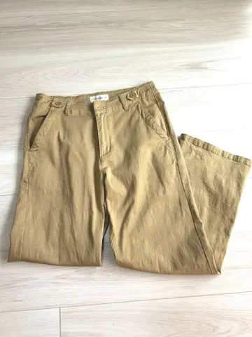 골든 베어 여성용 치노 팬츠 머스타드 67cm L 사이즈 팬츠