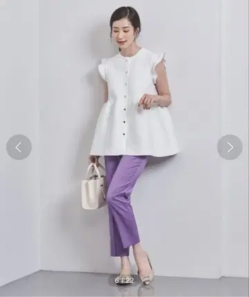 UNITED ARROWS P/TA 샤이니 드라이 슬림 팬츠