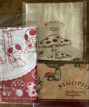 키노피오 마리오 굿즈 토트백 돗자리 손수건