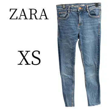 컨디션 최상 ZARA 자라 블루 데님 청바지 (스키니) XS (SS)