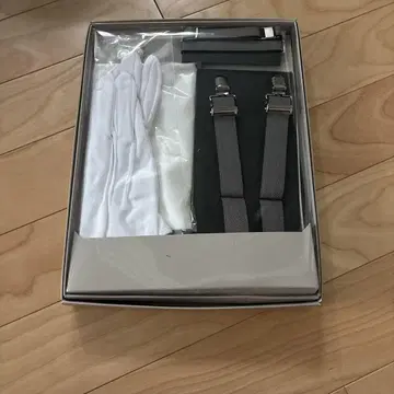 브라이덜 세트 그레이 서스펜더 장갑 세트