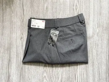 UNIQLO 턱 와이드 팬츠 그레이 XL 사이즈