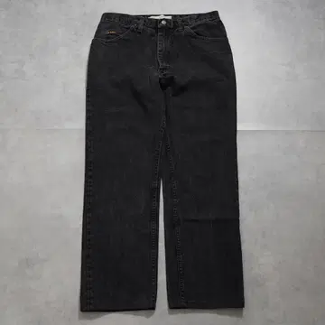 Lee 리 W34 블랙 데님 하의 팬츠 구제 의류 블랙 16247