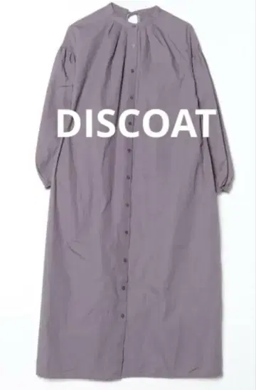 DISCOAT 롱 셔츠 원피스