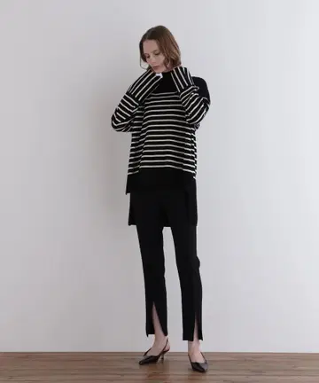 LE PHIL 루필 2WAY 트윌 프론트 슬릿 팬츠 사이즈 0
