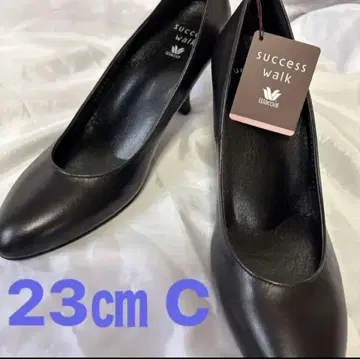새상품 와코루 서세스워크 펌프스 블랙 23cm 하이힐 신발
