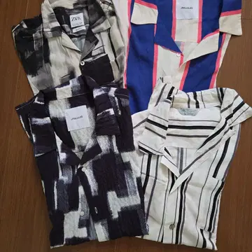 ZARA & JIN & JULES 반팔 셔츠 4장 세트
