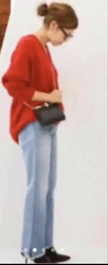 두지엠 클라세 앵클 슬릿 데님 34