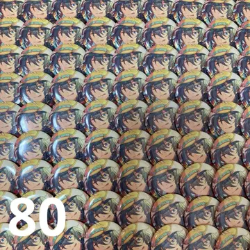 시이나 니키 캔뱃지 80개