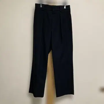 MAISON SPECIAL 남성용 블랙 슬랙스 스트레이트 핏